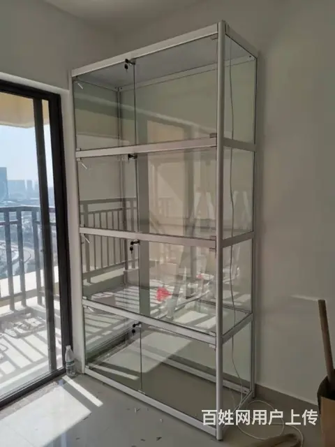 家用玄关柜矮柜餐边柜展示柜玻璃展柜酒柜模型柜定制 - 图片 3