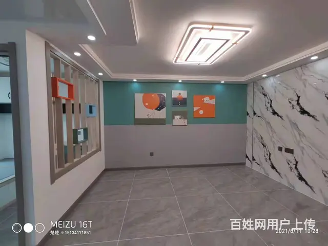 太和小学绿景湾5楼不顶52平南北通新装修地暖可贷款！ - 图片 1