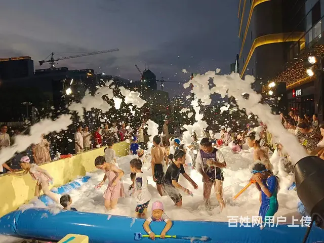 苏州地区充气城堡水池租赁，大象滑梯，泡泡派对 - 图片 1