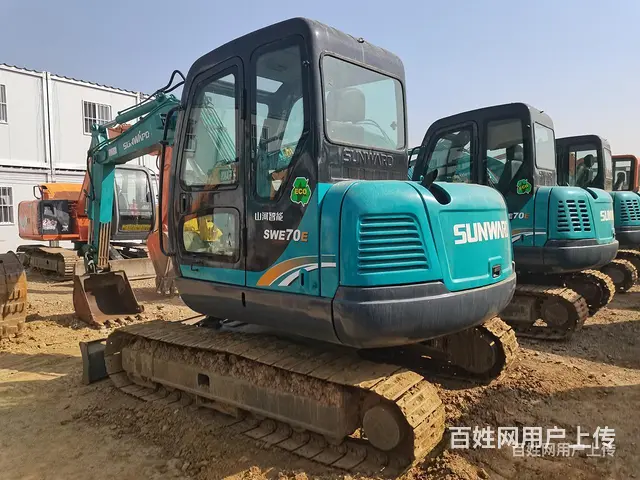 国产山河智能70二手挖掘机干活好帮手昭通的图片