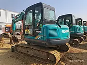 国产山河智能70二手挖掘机干活好帮手金华
