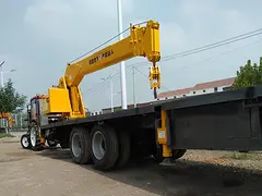 拖拉机吊车 平板车 随车吊 拖拉机平板吊
