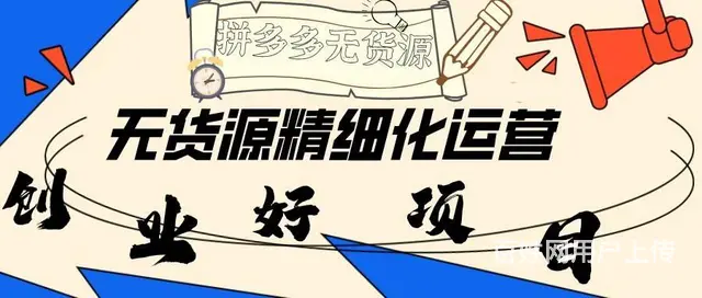 拼多多无货源一件代发，新手开网店运营学习店群招商 - 图片 5