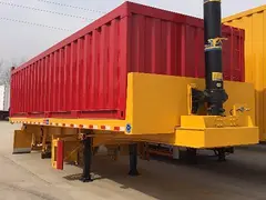 全车定制自卸平板后翻半挂车 专家制造