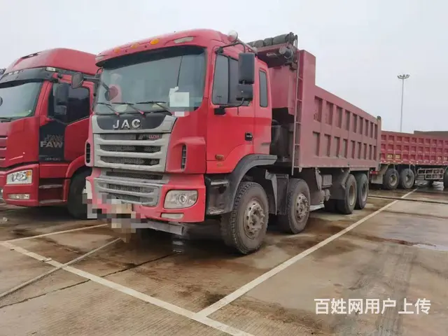 国五轻量化江淮前四后八自卸300马力6米8货箱 - 图片 1