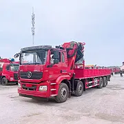 陕汽德龙前四后八35吨宏昌天马折臂吊 包上户可分期
