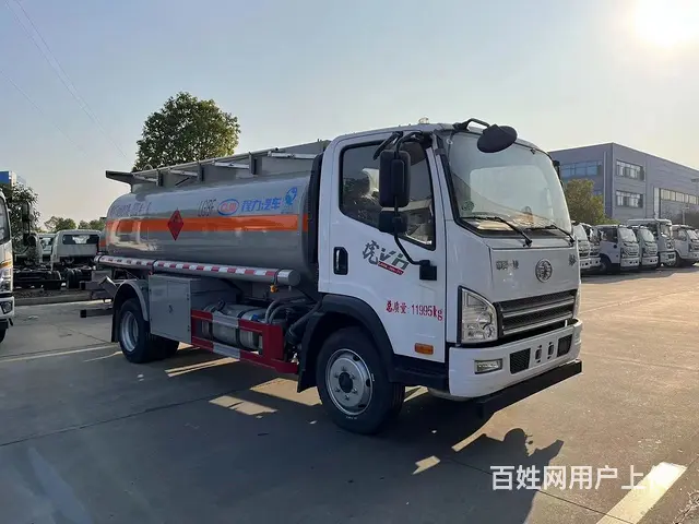 厂家直销解放5吨油罐车现车低价处理 180马力 - 图片 3