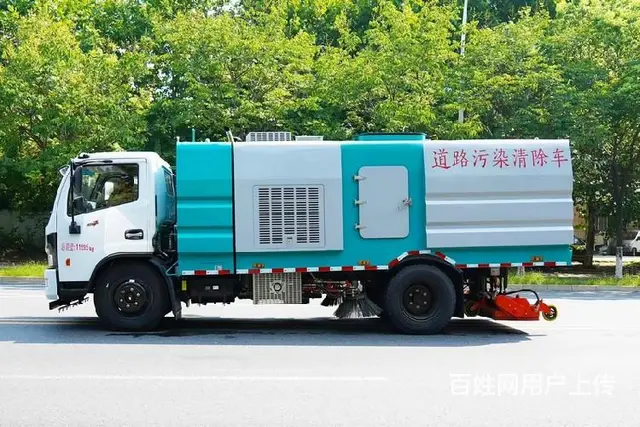 后置吸尘器车东风扫路吸尘车小型吸尘车干湿两用吸尘车 - 图片 4