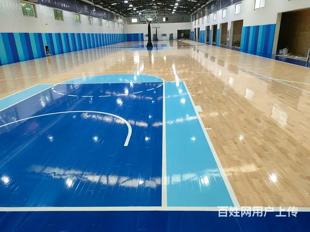 篮球馆地板翻新，球馆地板翻新。篮球馆地板防滑养护， - 图片 2