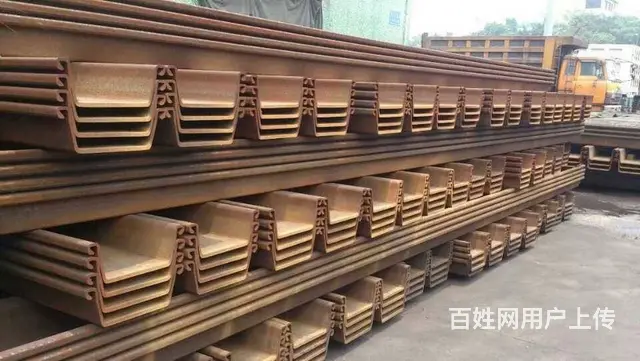 信阳拉森桩施工钢板桩租赁打桩机出租拉森钢板桩租赁拉 - 图片 6