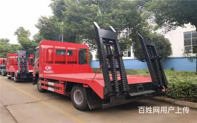 重汽王牌平板拖车 拖15吨挖机平板车 厂家直销 - 图片 3