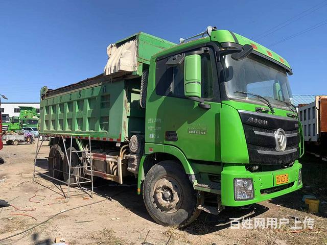 16年上牌国四欧曼后八轮5.6米自卸车 原版原漆的图片