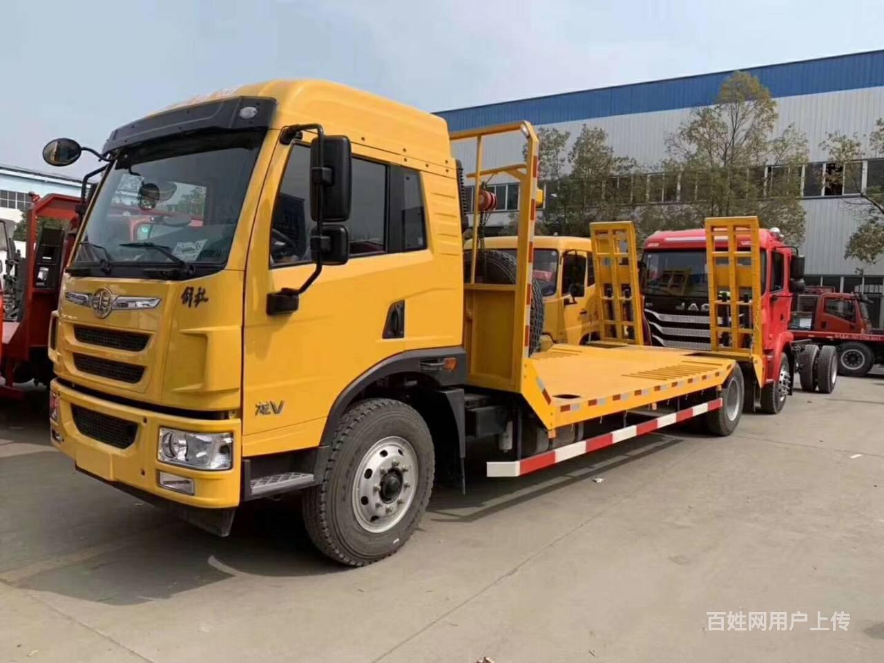 国五单桥解放15吨平板车 可分期售后无忧