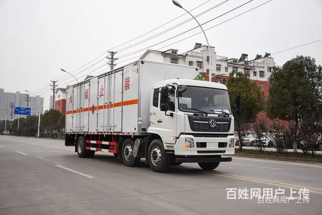 国六单桥可装10吨危险品厢式车厂家直销 - 图片 8