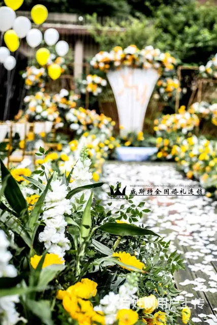 户外草坪婚礼 - 图片 4