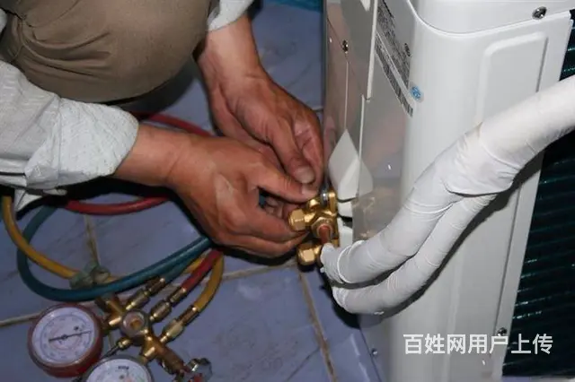 固始空调维修，不制冷，高空空调安装移机加氟，打孔 - 图片 4