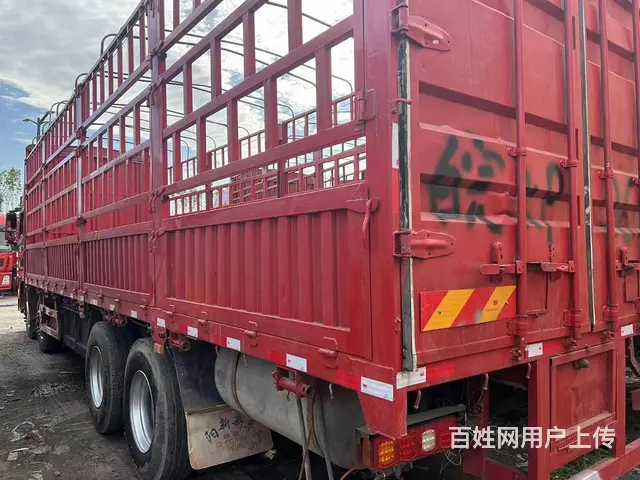 出售二手陕汽德龙x3000前四后八高栏350国5 - 图片 4