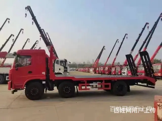 惠州国六三环前四后四平板车总长8米150挖机拖车送车到家多少 - 图片 6