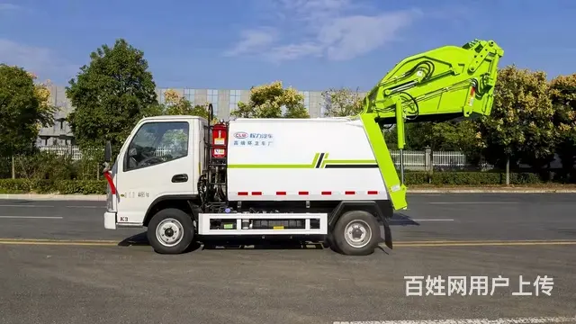 凯马垃圾车4-6方 压缩垃圾车市政环卫车 价格低廉可分期手续 - 图片 1