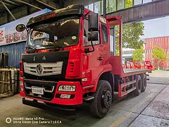南充后双桥挖机平板运输车 拖30左右挖机拖板车包过户包上牌
