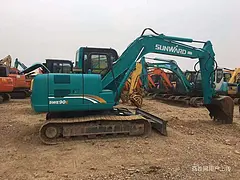 平顶山 出售新款山河90E 二手挖掘机