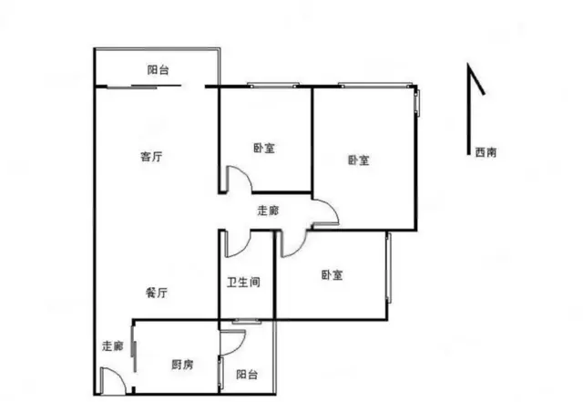 急出 两房的价格买三房 里维埃拉一期精装三房97平米95万 - 图片 9