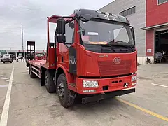 解放J6小三轴平板车生产厂家