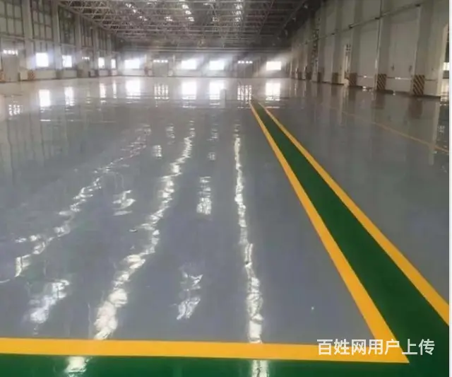 海口承接工厂仓库地坪漆 - 图片