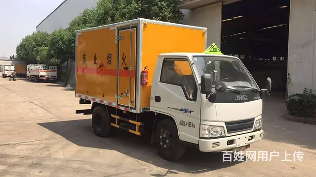 资阳国五上蓝牌危险品厢式车 易燃液体厢式车气瓶车 - 图片 2