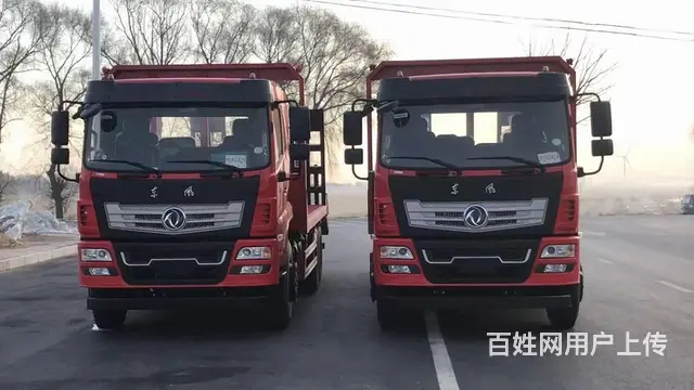 后八轮可拉200挖机拖板车 后双桥平板拖车特价现车 - 图片 3