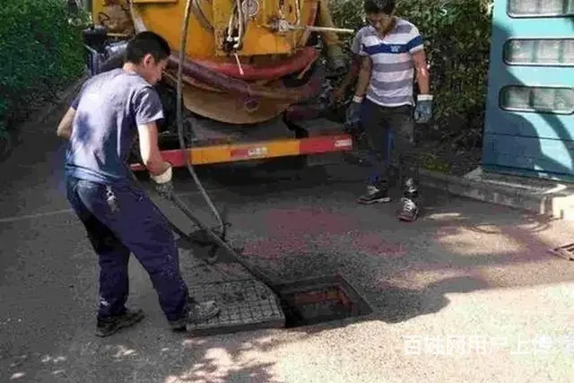 柯桥区抽化粪池高压清洗吸污车车快速清理化粪池污水处 - 图片 1