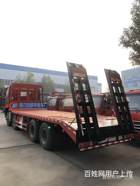 解放J6P前四后八挖掘机拖车  工程机械运输车  拖勾机平板 - 图片 8