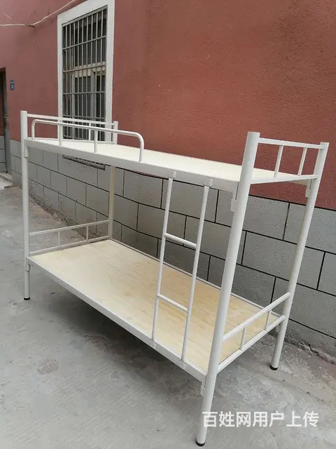 二手上下铺铁床双层床架子床高低床 - 图片 2