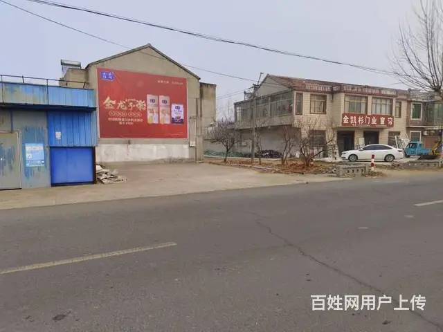 陕西渭南墙体广告 渭南贴喷绘广告新农村彩绘墙 - 图片 1