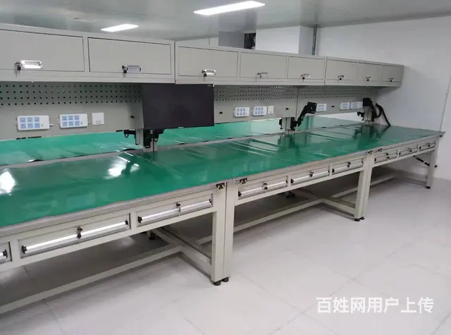 防静电工作台电子厂操作台学校实验桌车间电脑维修台流 - 图片 8