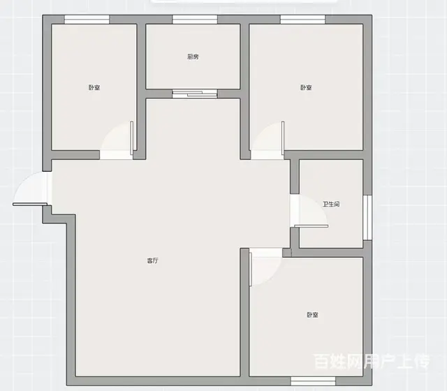 君悦学府毛呸，108平方三室两厅，63万 - 图片