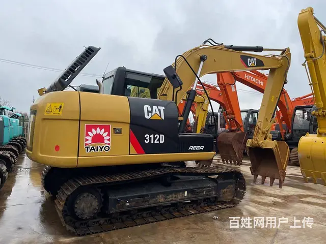出售二手挖掘机卡特312手续全质保两年包邮支持分期 - 图片 1