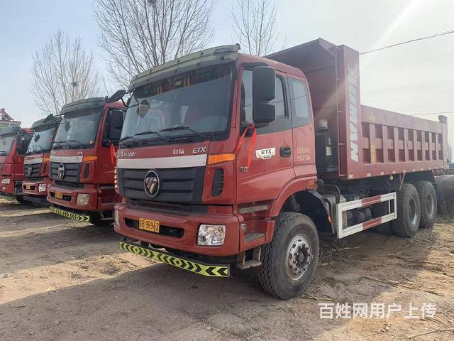17年7月国五二手欧曼后八轮6米自卸车375马力的图片