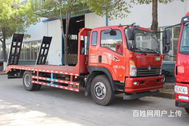 拖150挖机以下大小轴距可选东风锦程挖机平板运输车 - 图片 2
