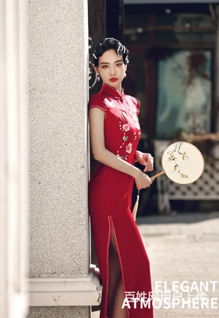 复古服装婚纱试衣穿展#可新人 - 图片 2
