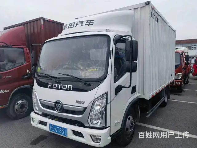 23年6月福田奥铃4米2厢式货车，可过户转籍 - 图片 3