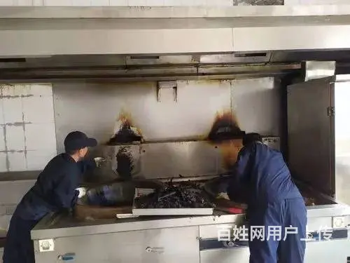 昆山玉山镇酒店餐厅饭店油烟机清洗 商场油烟管道清洗 - 图片 2