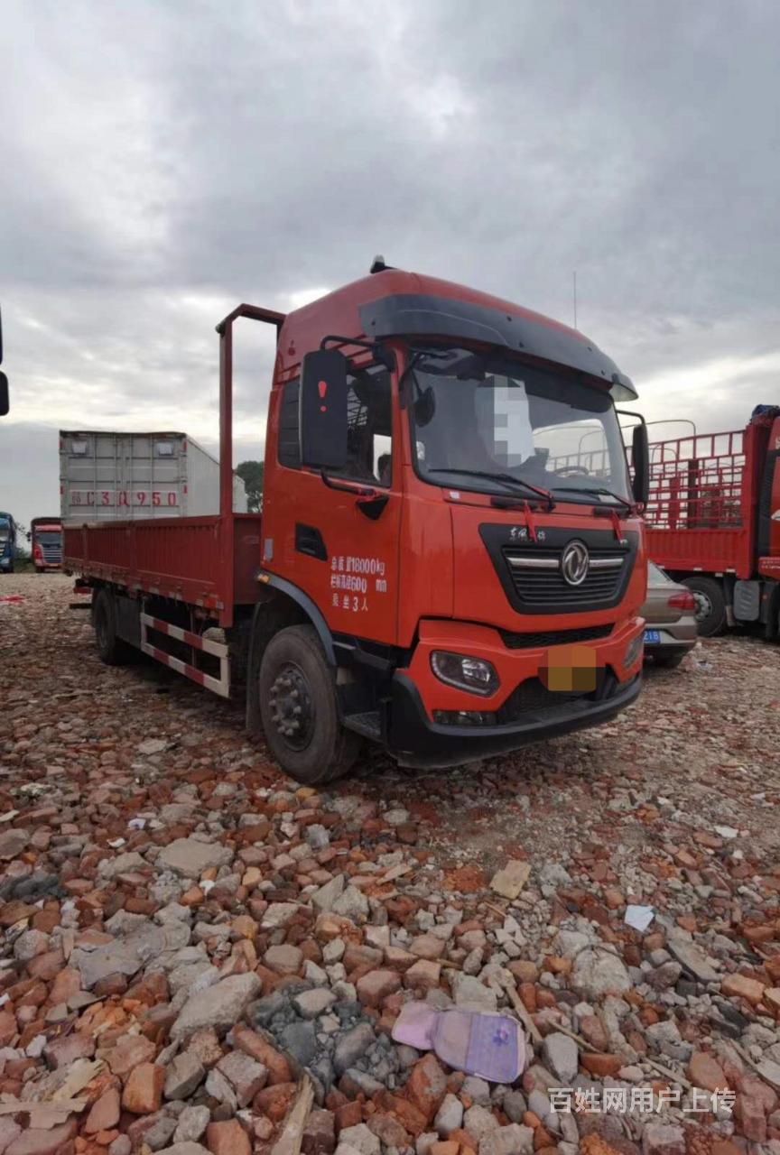 卖东风天锦kr 单桥车 6米8平板车 国5首付5万