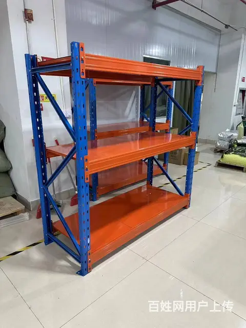 服装货架 家用仓库必备 圆管挂衣架 可调节仓储货架 - 图片 7