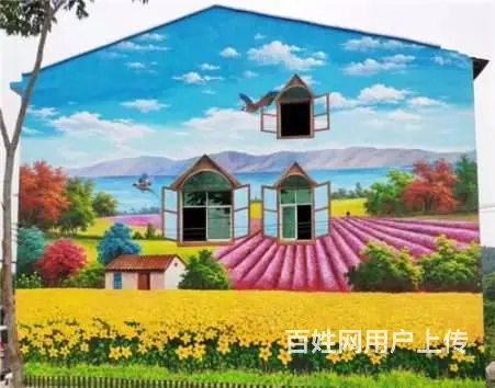 甘肃甘南乡村振兴墙绘为美丽乡村“代言” - 图片 2