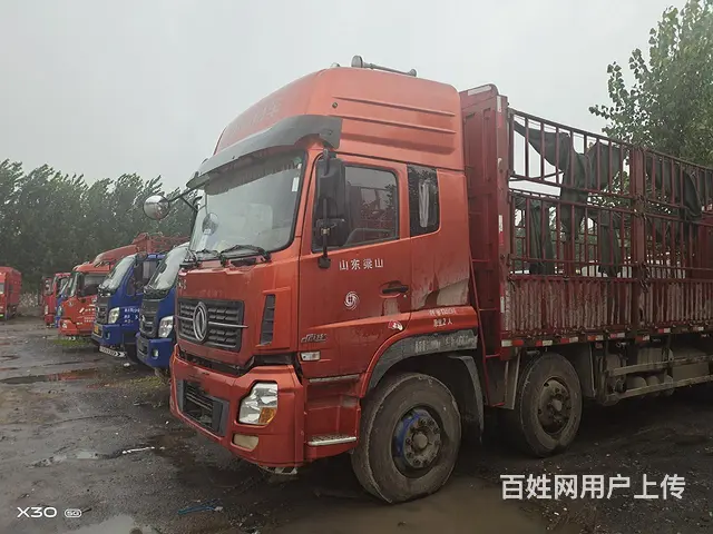 二手东风天龙9.6米花栏16年国四雷诺350马力原版车，14 - 图片 4