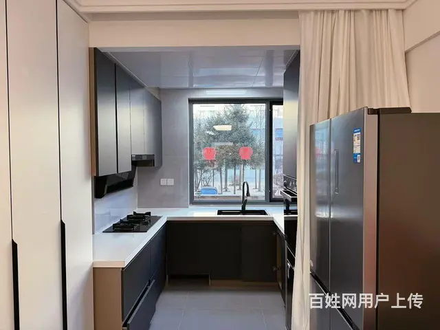 新宇香苑1楼100平两室两厅，包网，精装地热，空调，冰箱，洗 - 图片 7
