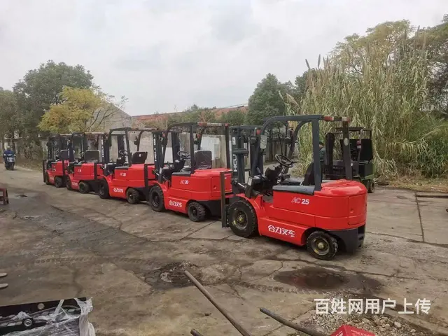 电动叉车小型电叉四轮液压升降二手叉车合力可上牌 - 图片 1