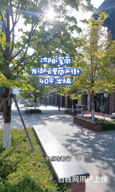 龙湖天街云里商业街西出口广场旁第二家出租 - 图片 4