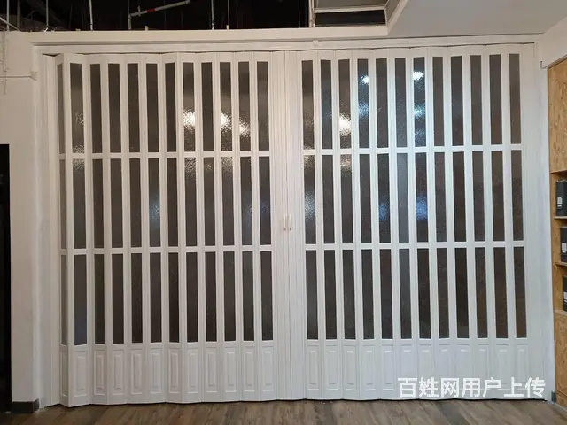 苏州折叠门，PVC隐形折叠门，室内隔断门定制安装 - 图片 3